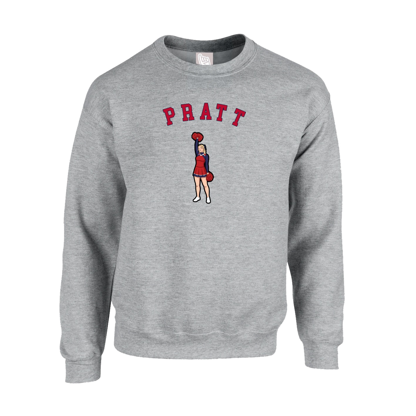Fleece Crew — Shirsey Arch in Grey