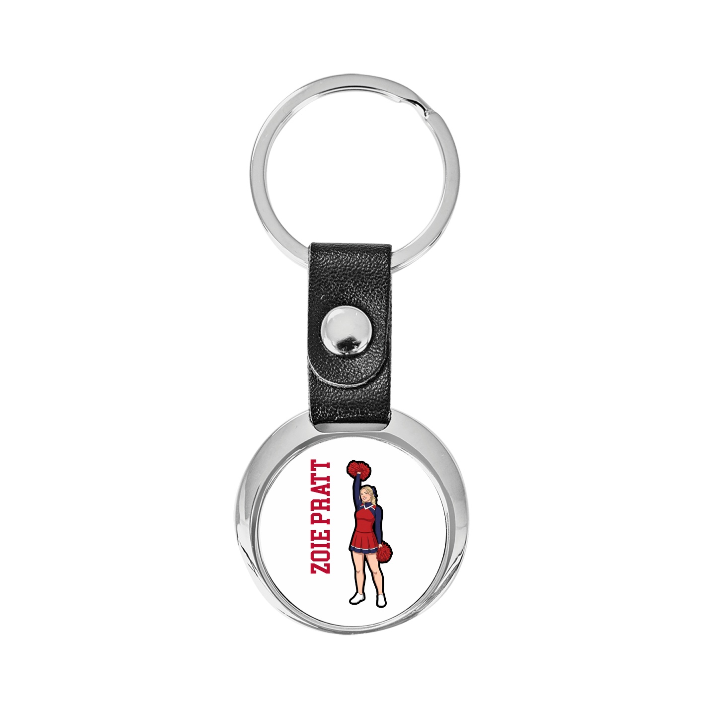 Key Chain — Name Vertical in Classic