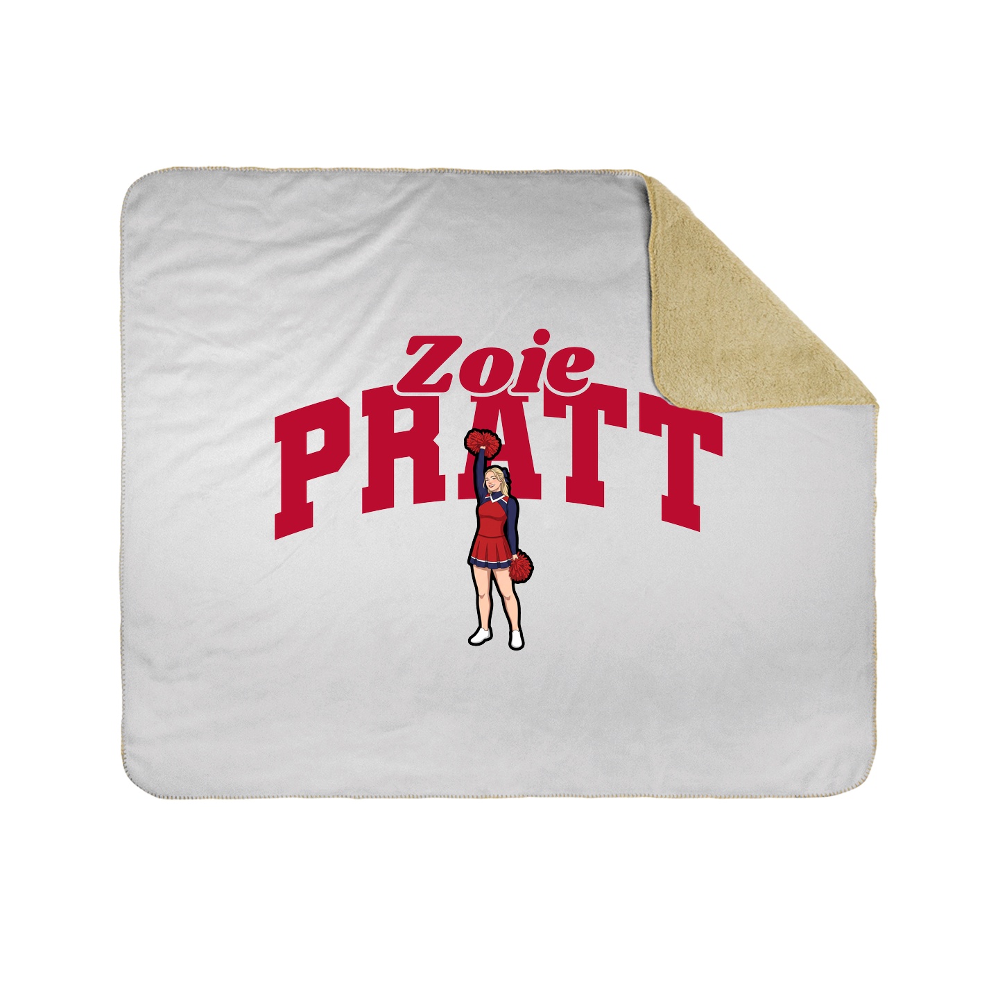 Throw Blanket — Signature Arch in White
