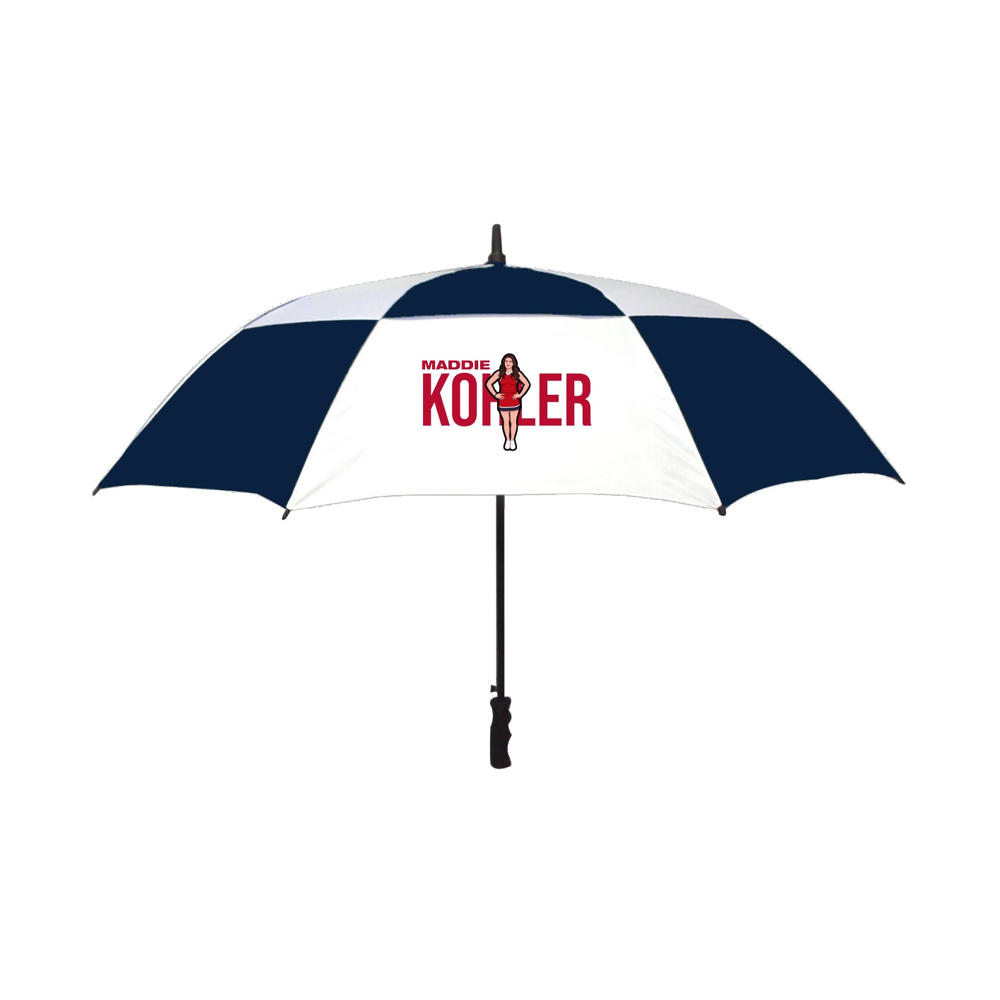 Golf Umbrella — Player Name in Navy