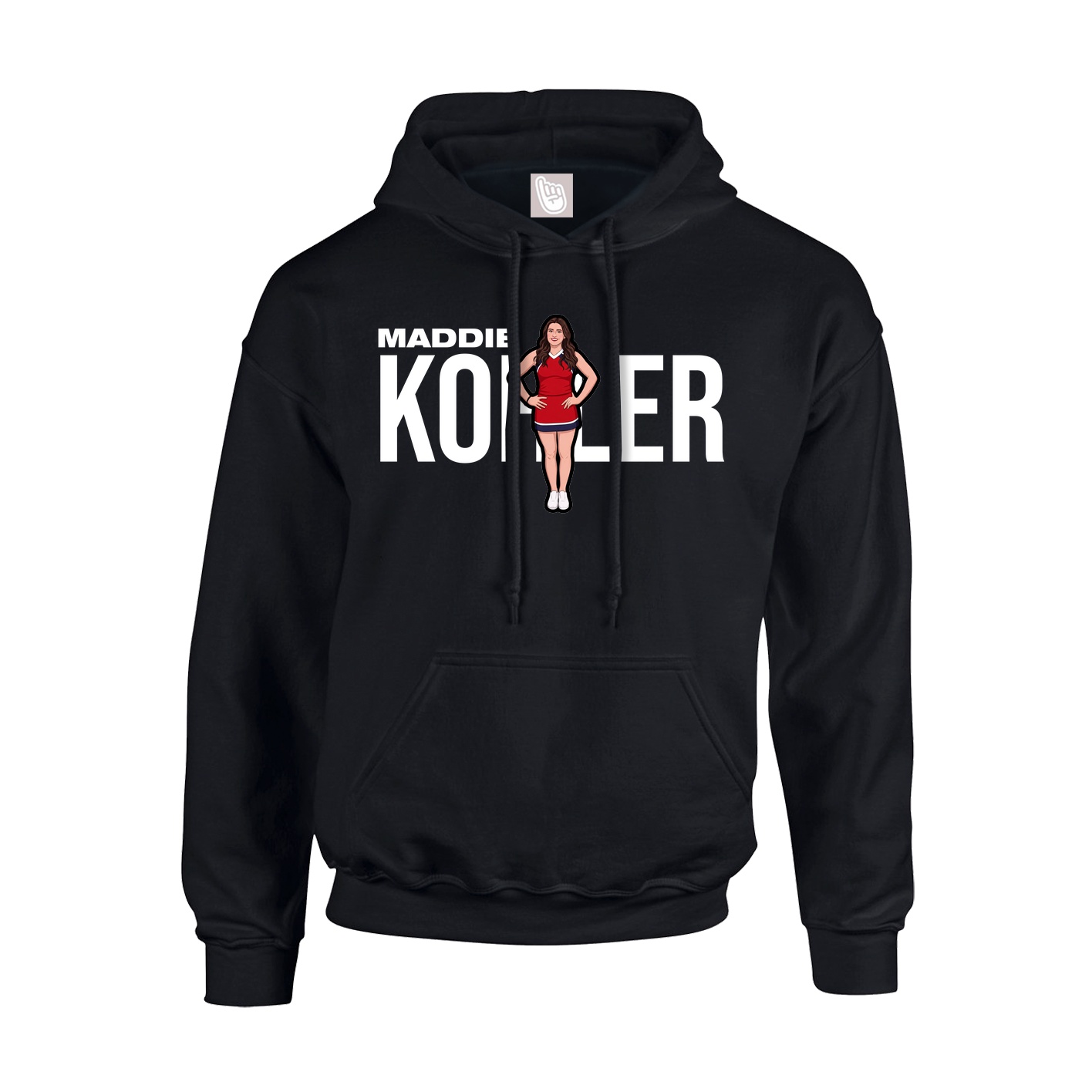 Hoodie — Player Name in Black