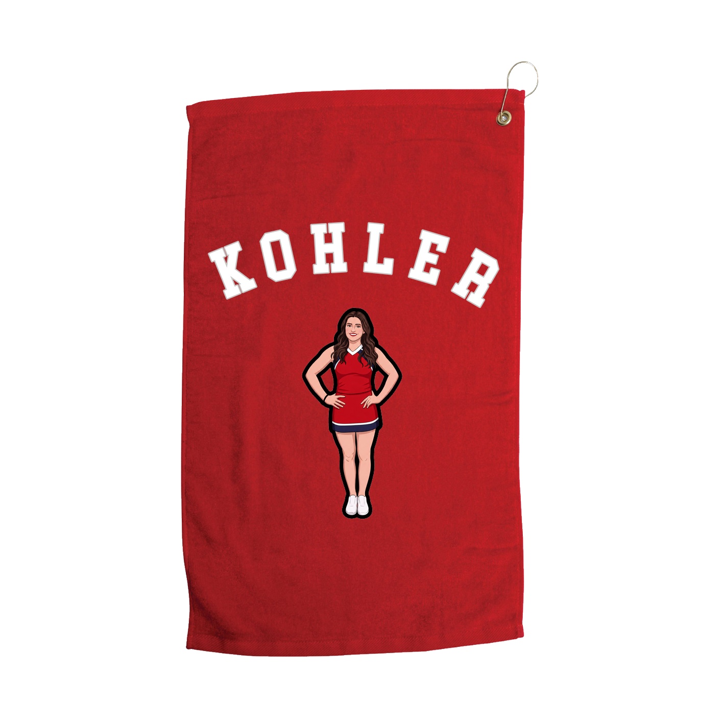 Golf Towel — Shirsey Arch in Red