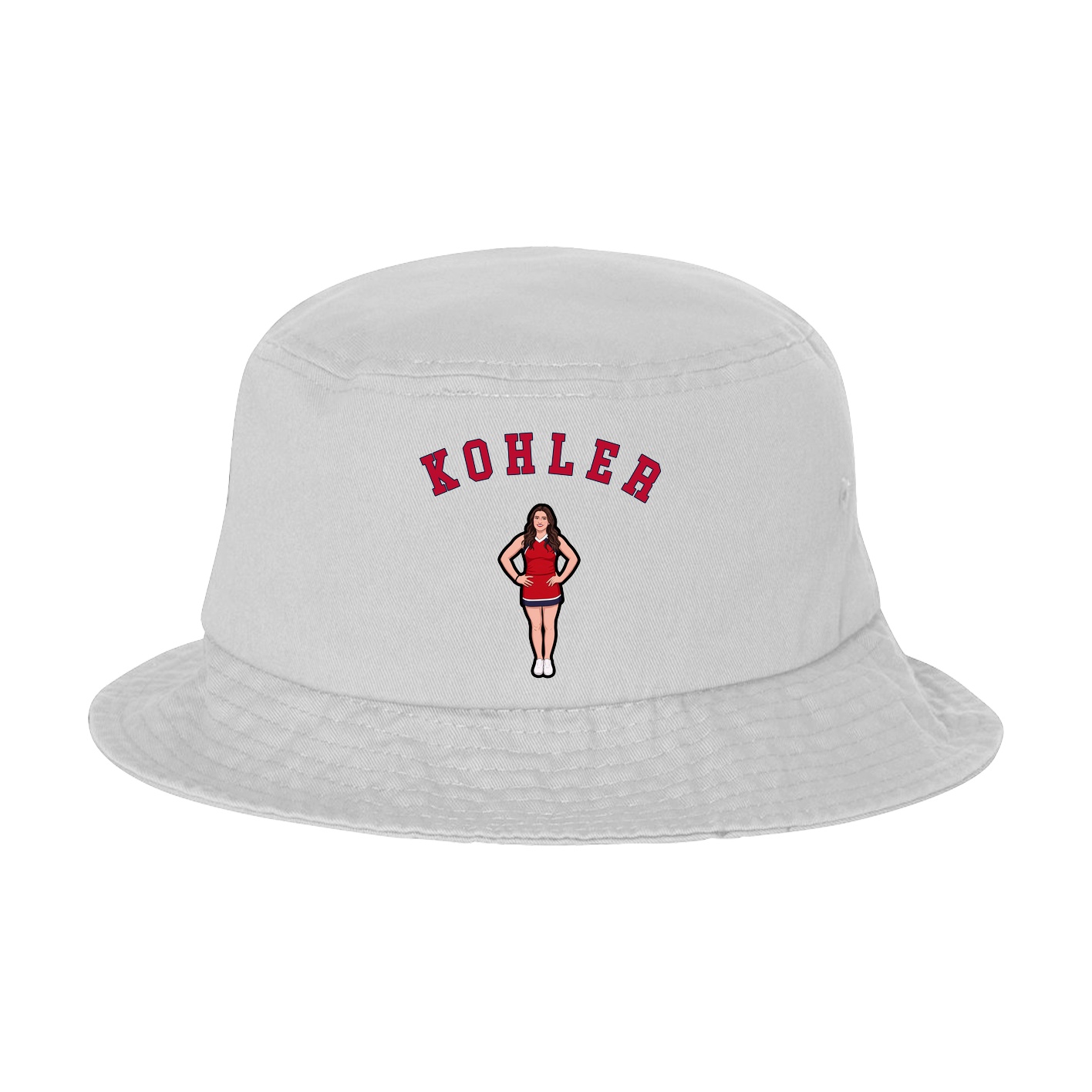 Bucket Cap — Shirsey Arch in White