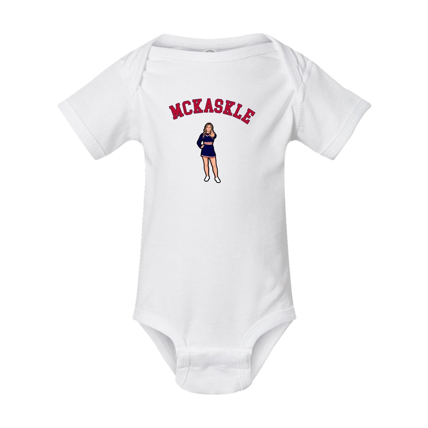 Baby Onesie — Shirsey Arch in White