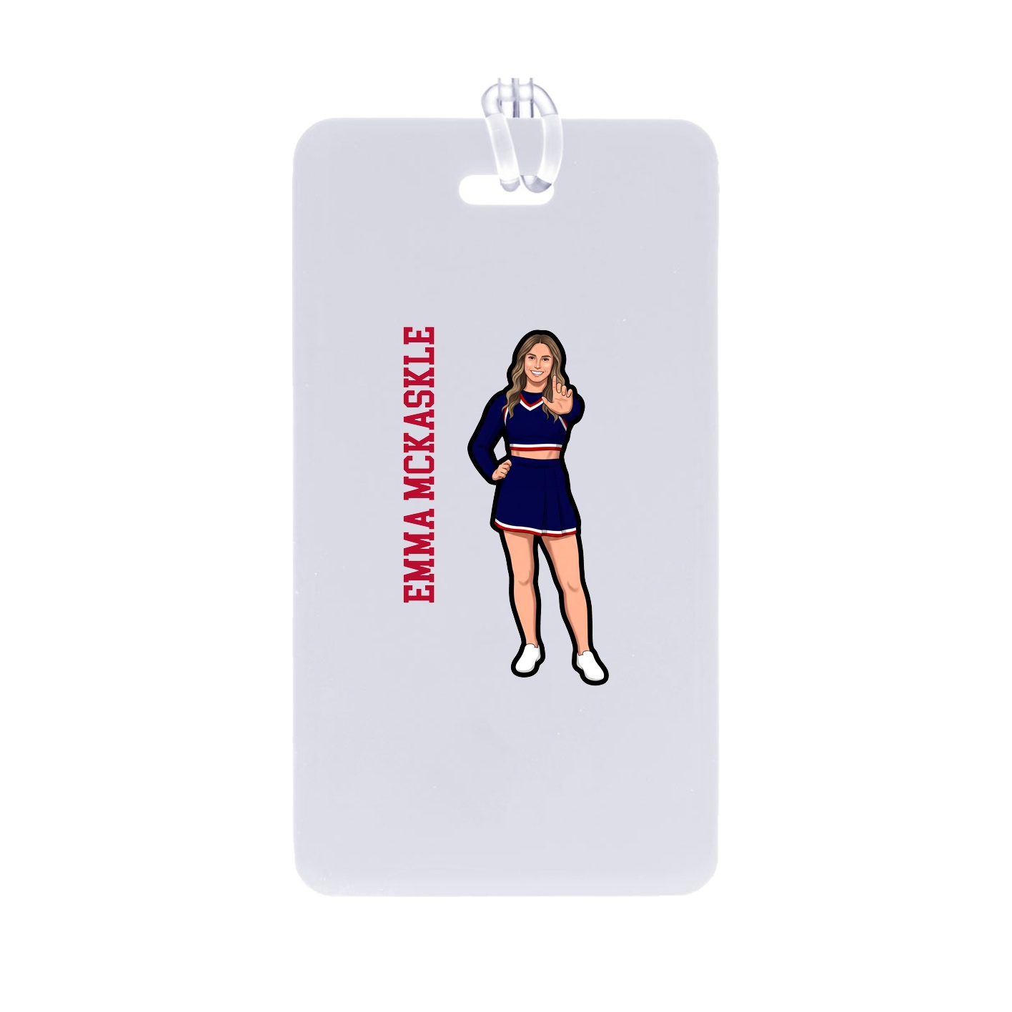 Bag Tag — Name Vertical in Classic