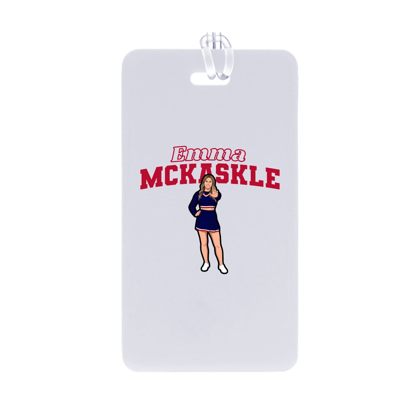 Bag Tag — Name Arch in Classic