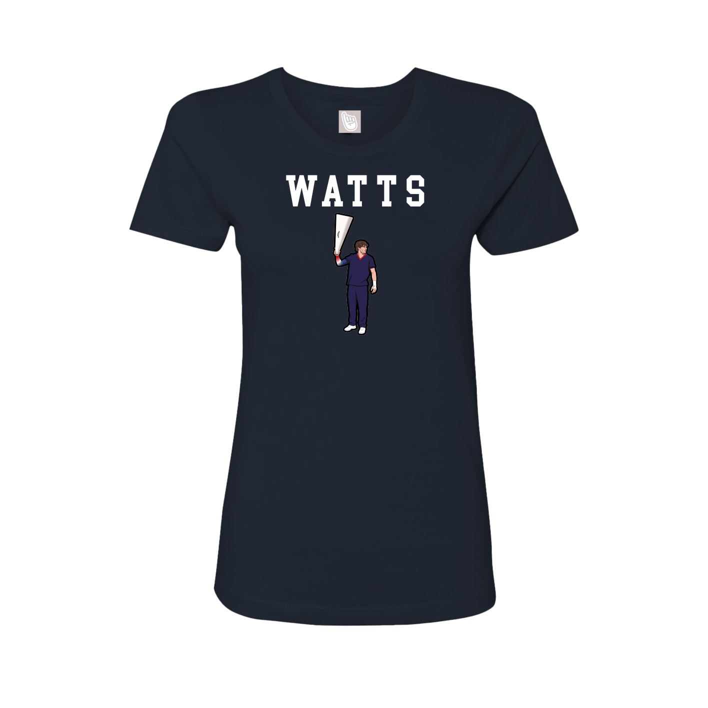 Fitted Women's Tee — Shirsey in Navy