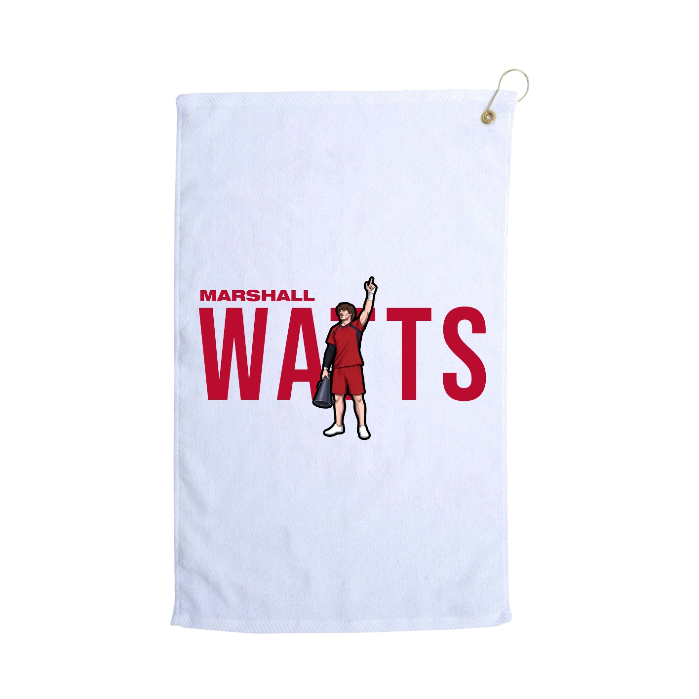 Golf Towel — Player Name in White