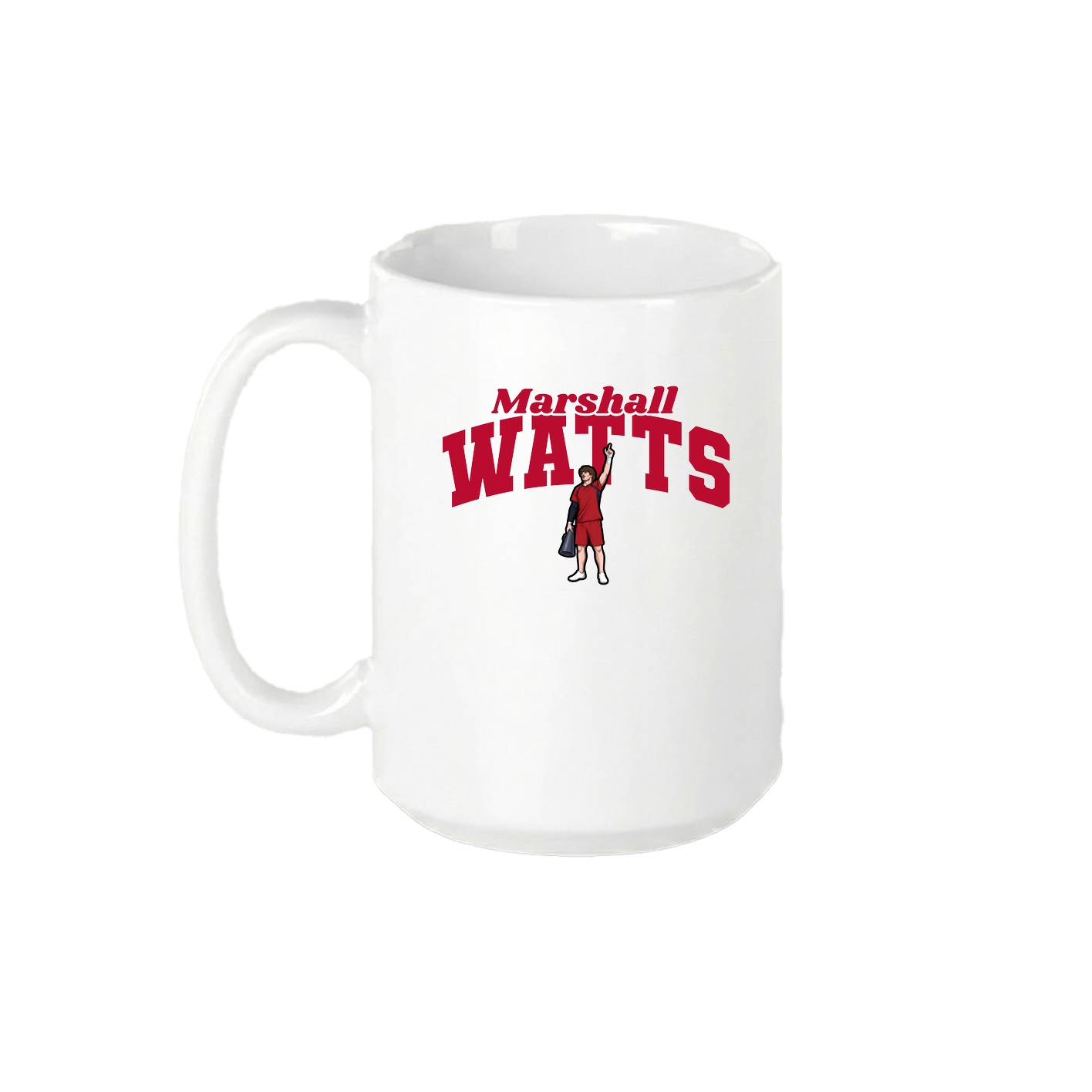 15oz Coffee Mug — Signature Arch in White