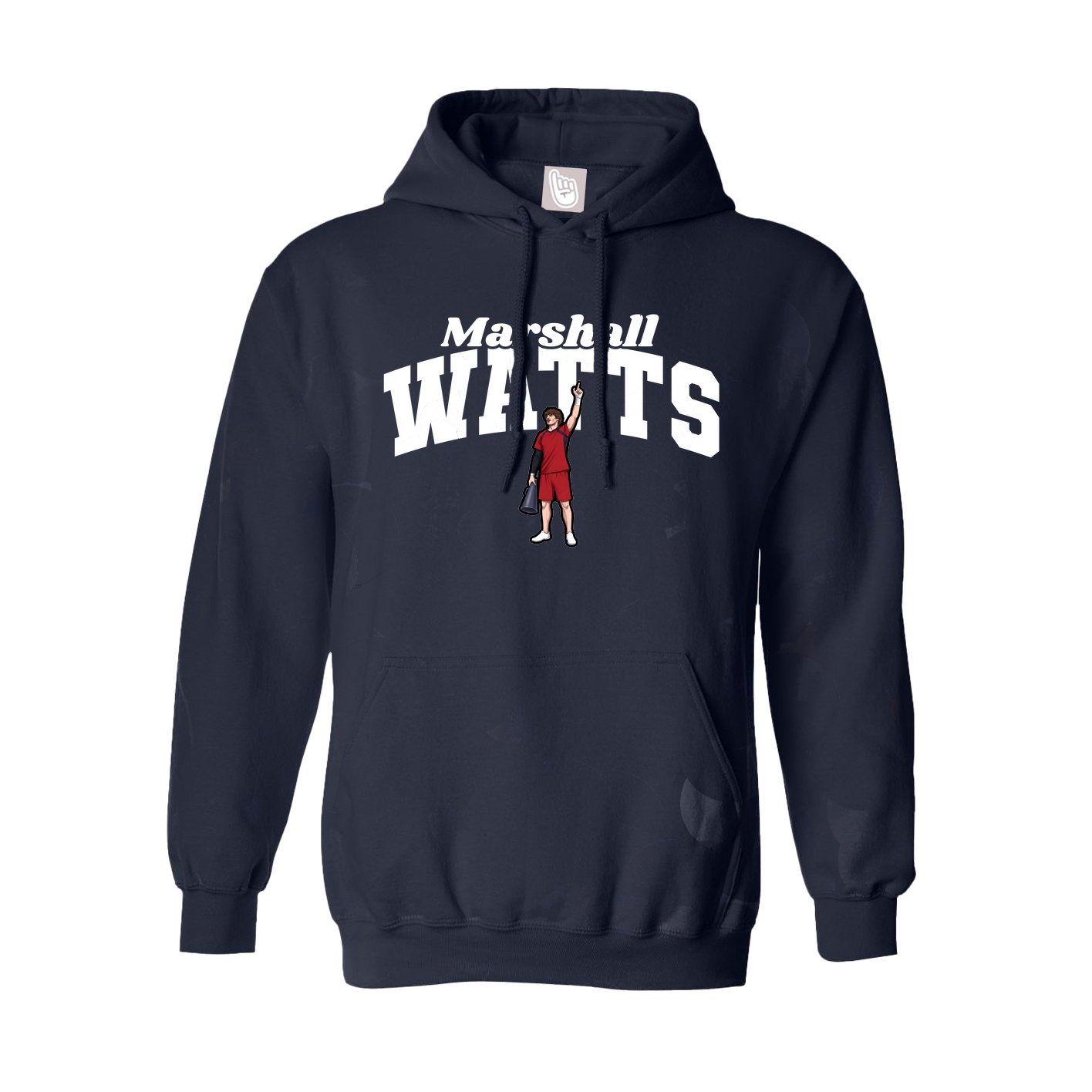 Hoodie — Signature Arch in Navy
