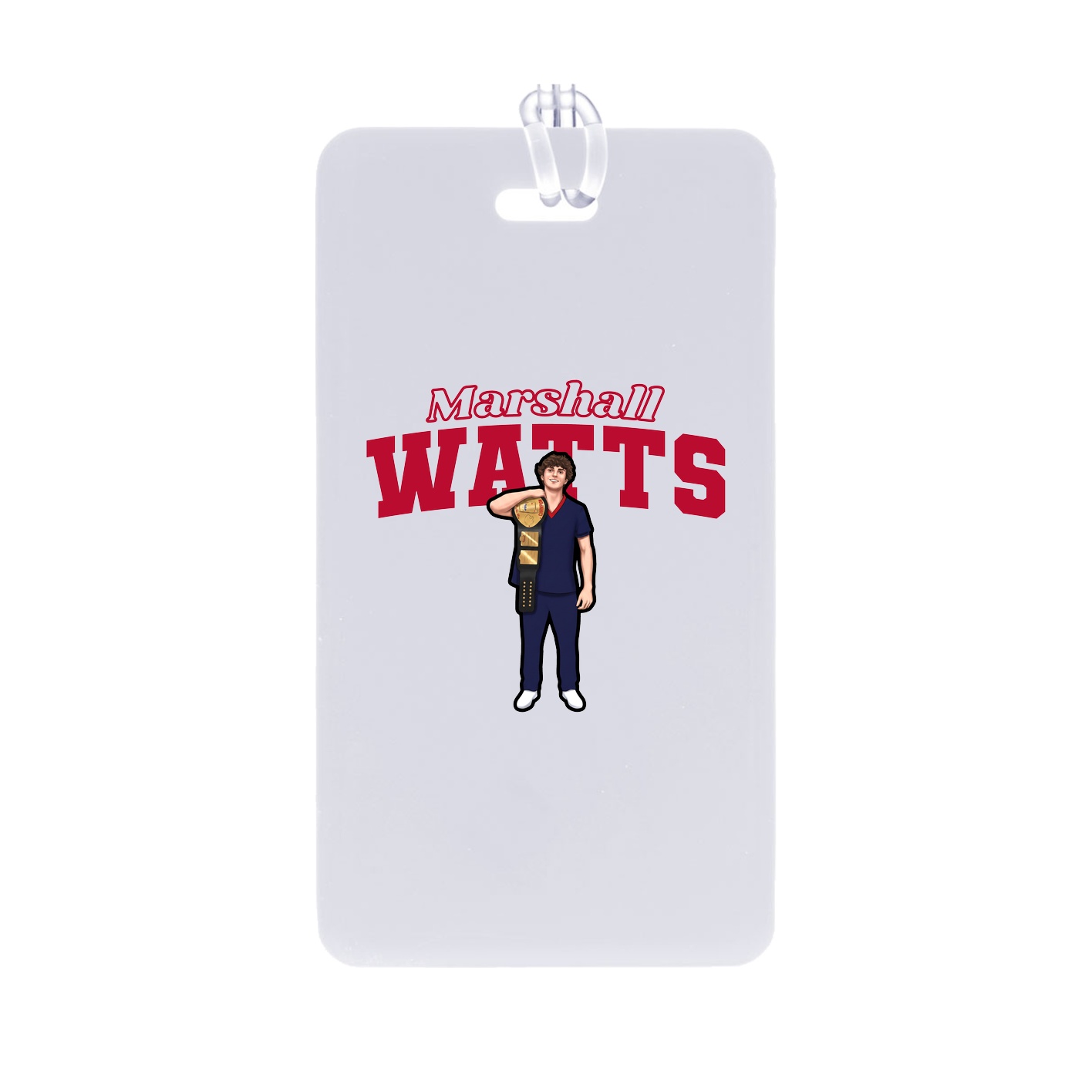 Bag Tag — Name Arch in Classic