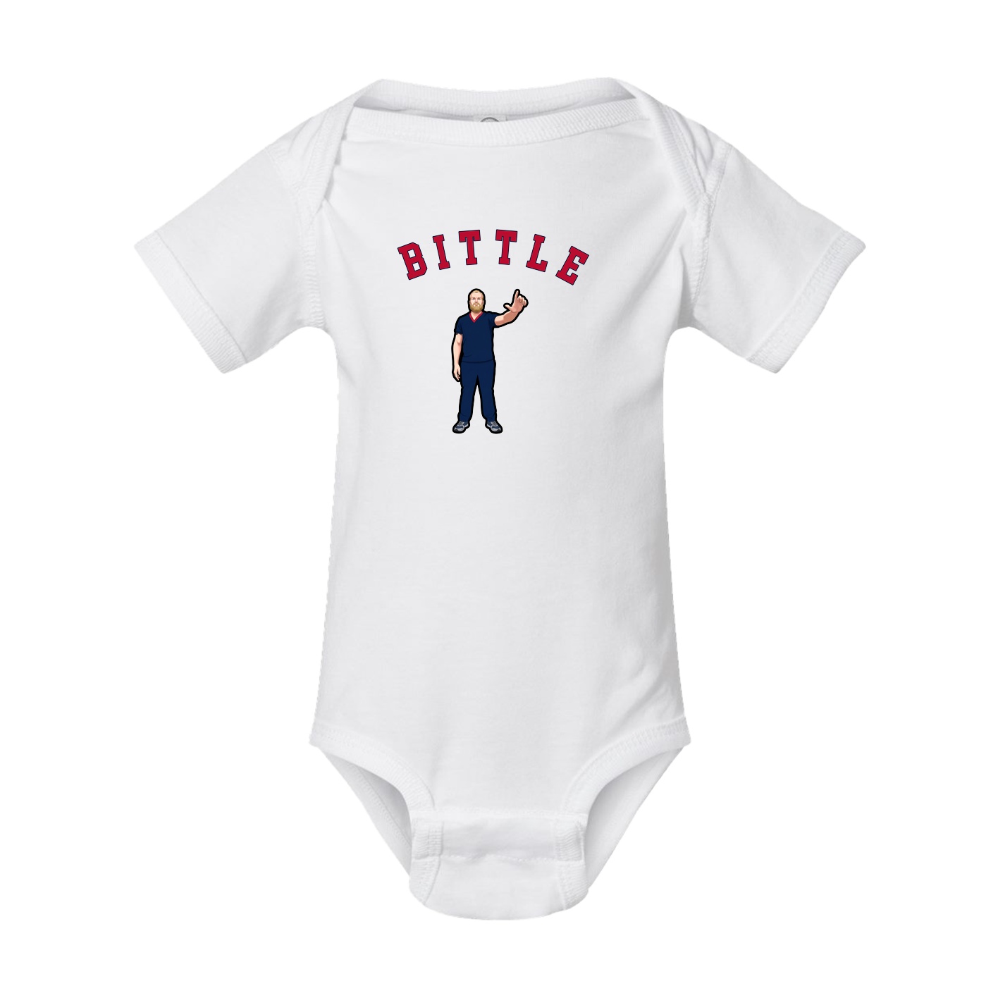 Baby Onesie — Shirsey Arch in White