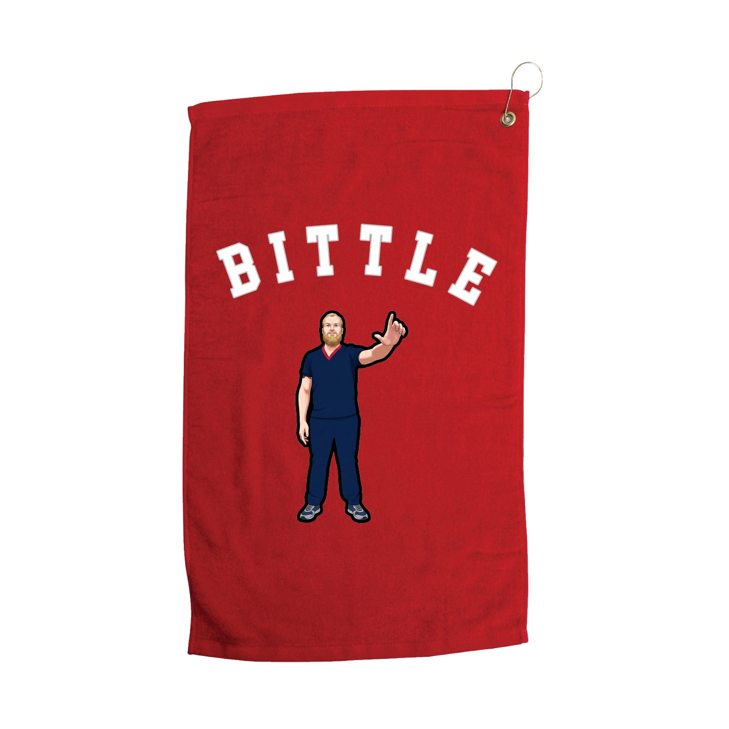 Golf Towel — Shirsey Arch in Red