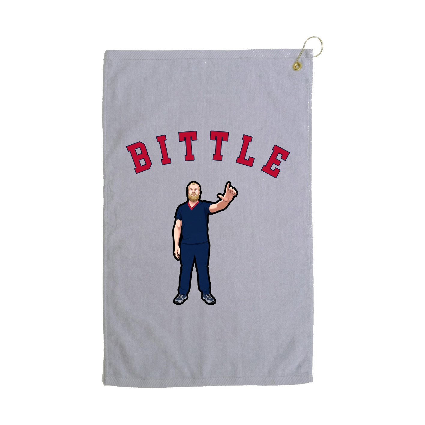Golf Towel — Shirsey Arch in Grey