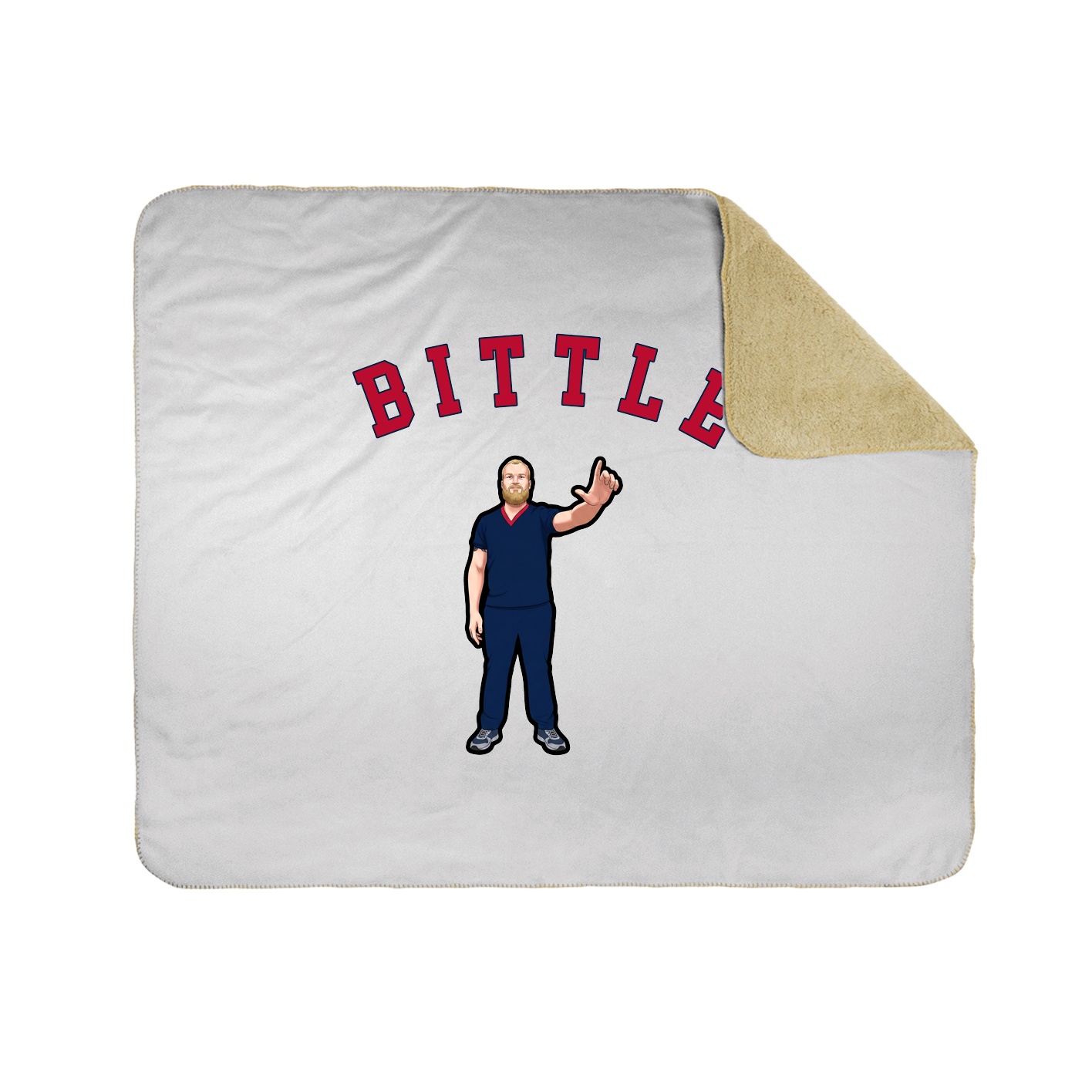 Throw Blanket — Shirsey Arch in White