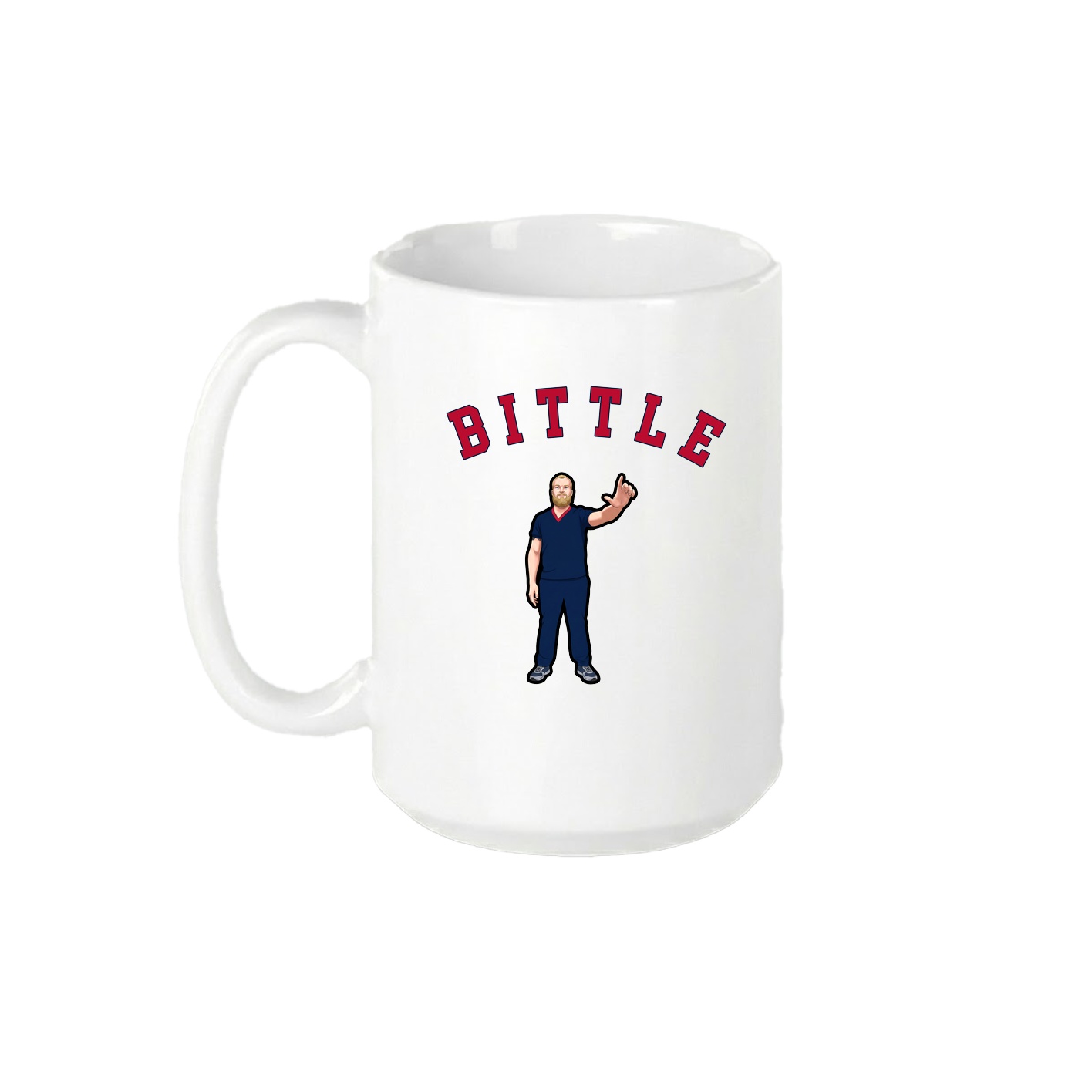 15oz Coffee Mug — Shirsey Arch in White