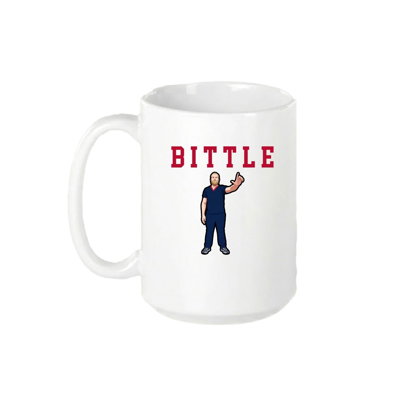 15oz Coffee Mug — Shirsey in White