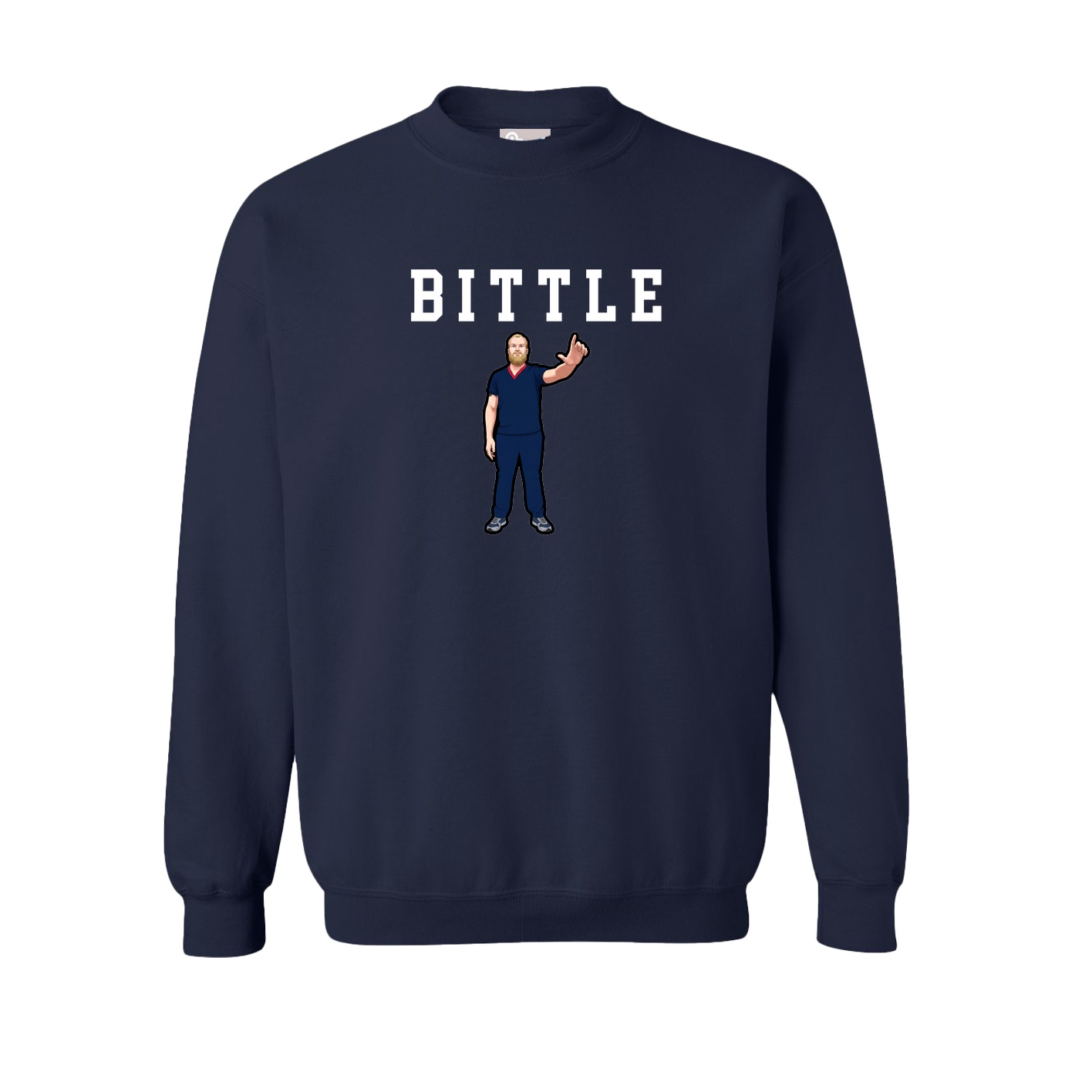 Fleece Crew — Shirsey in Navy