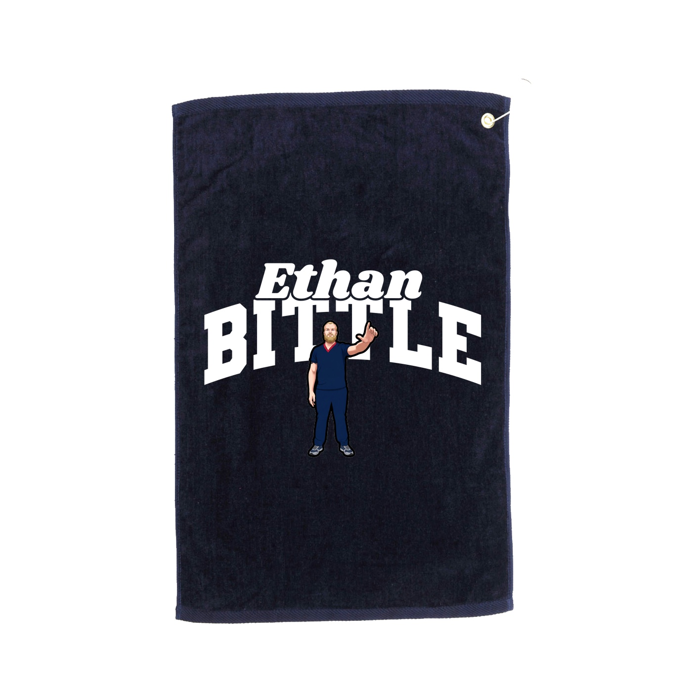 Golf Towel — Signature Arch in Navy
