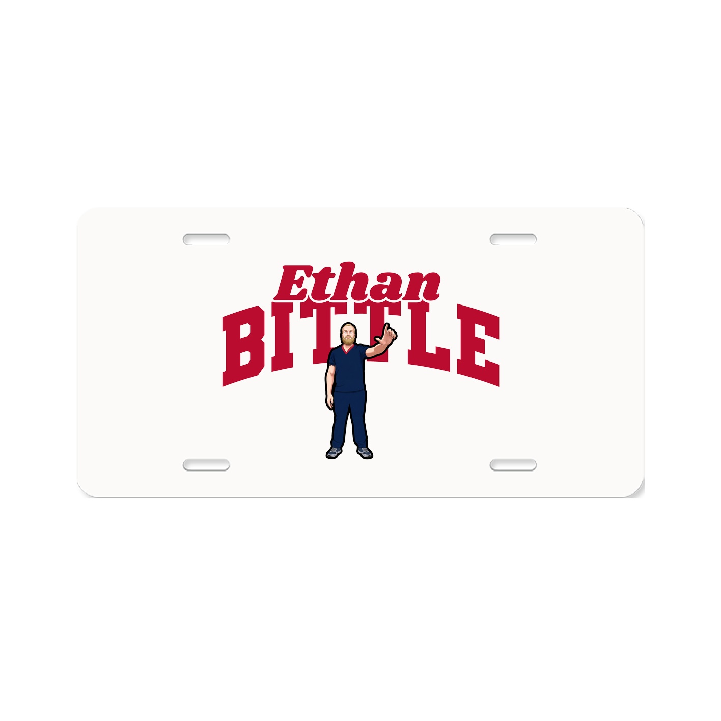 License Plate — Signature Arch in Classic