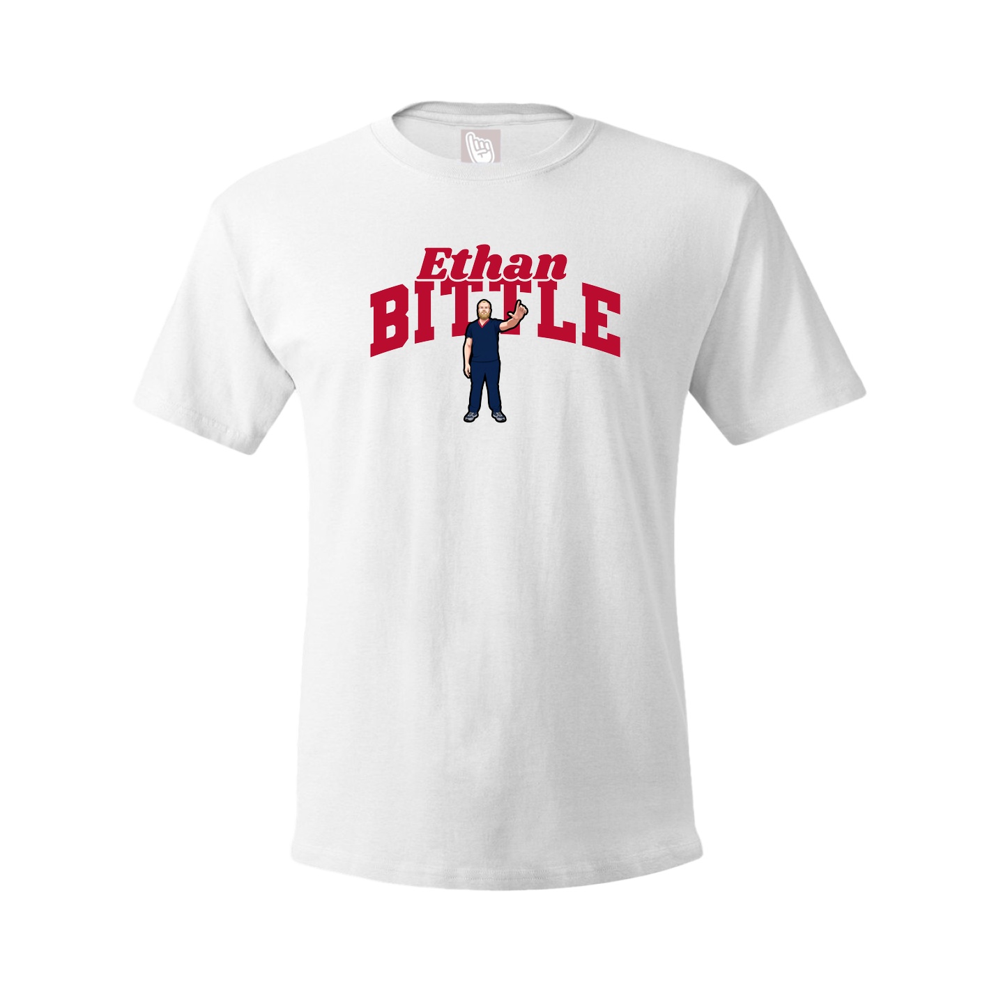 Youth Tee — Signature Arch in White