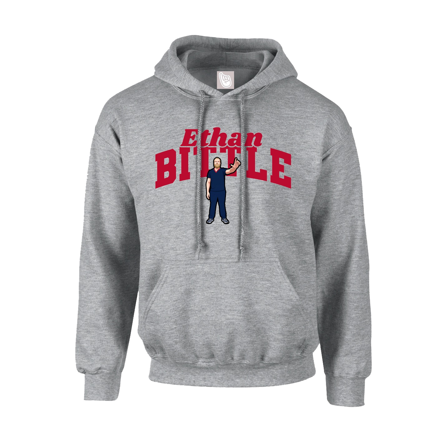 Hoodie — Signature Arch in Grey