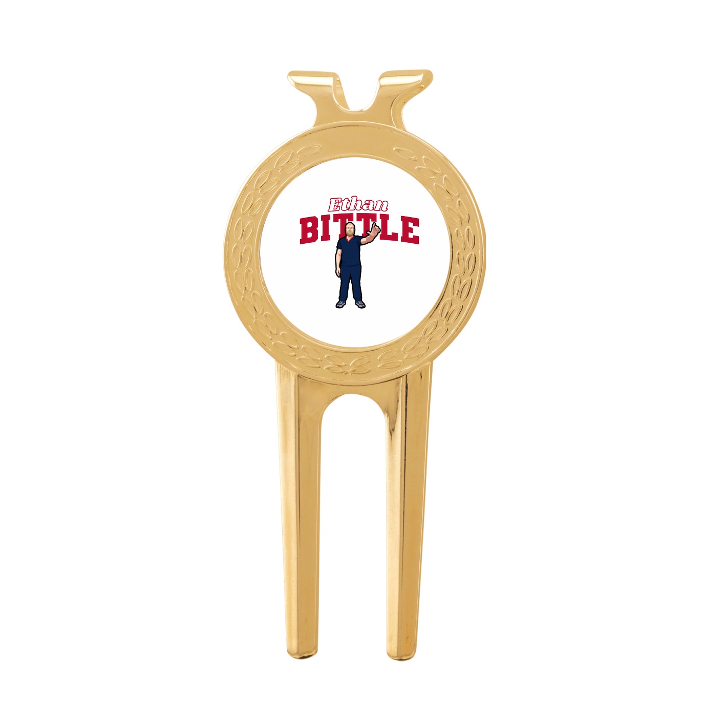Divot Tool with Ball Marker — Name Arch in Classic