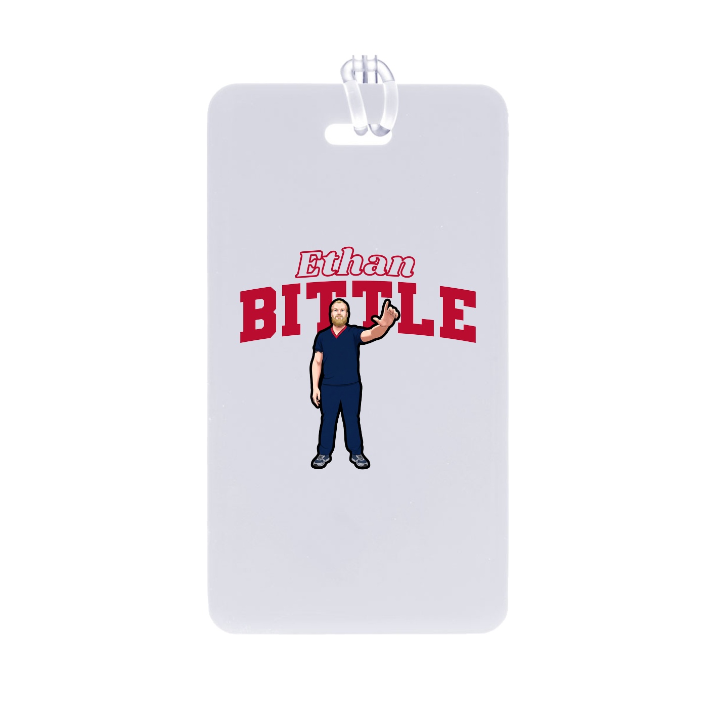 Bag Tag — Name Arch in Classic