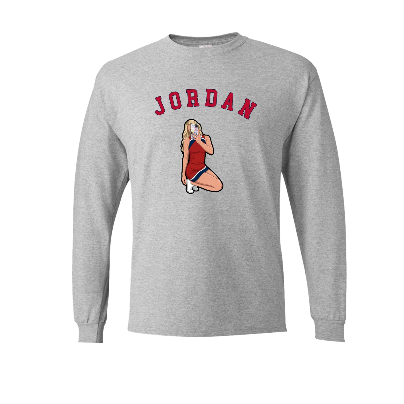Long Sleeve Tee — Shirsey Arch in Grey