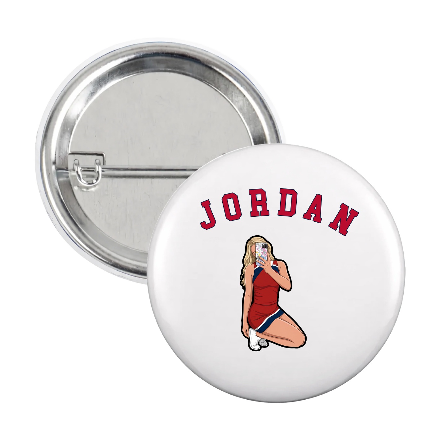 Game Day Button — Shirsey Arch in White
