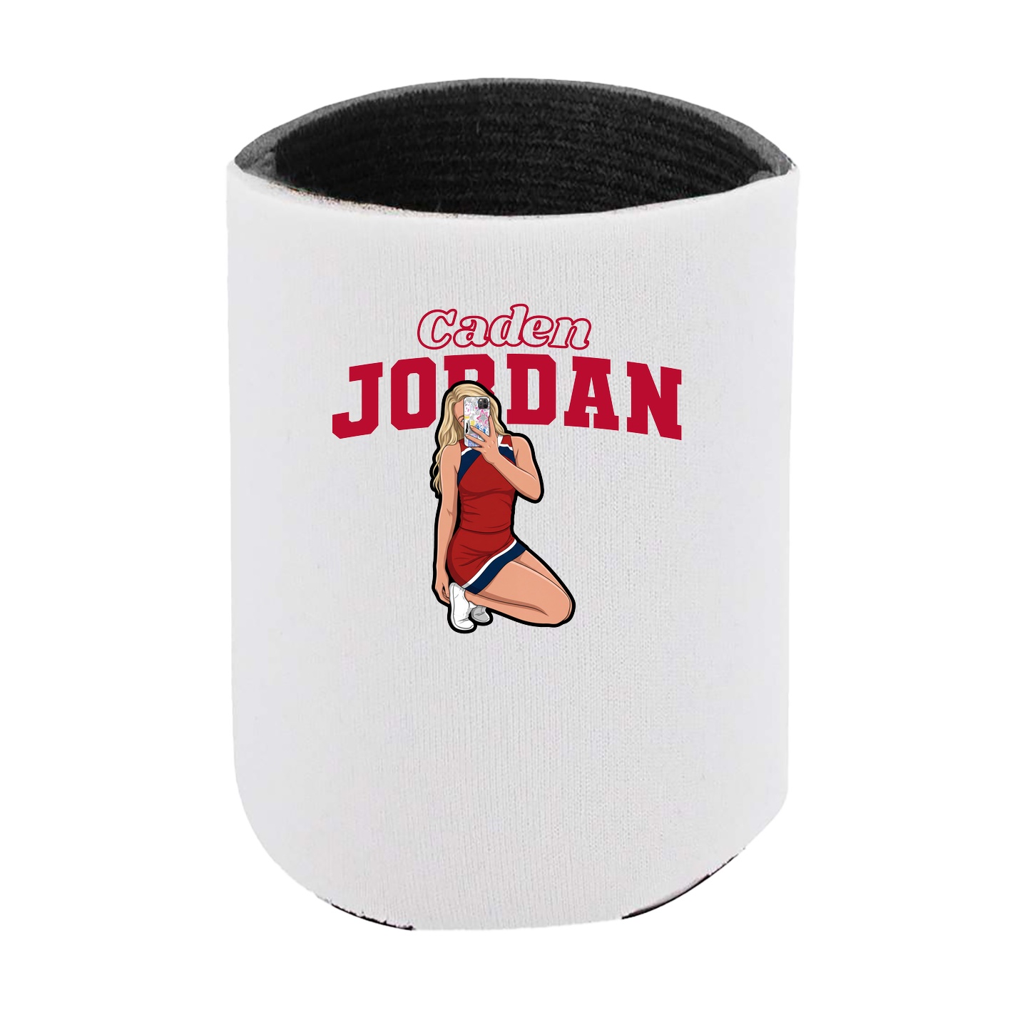 Can Holder — Name Arch in White