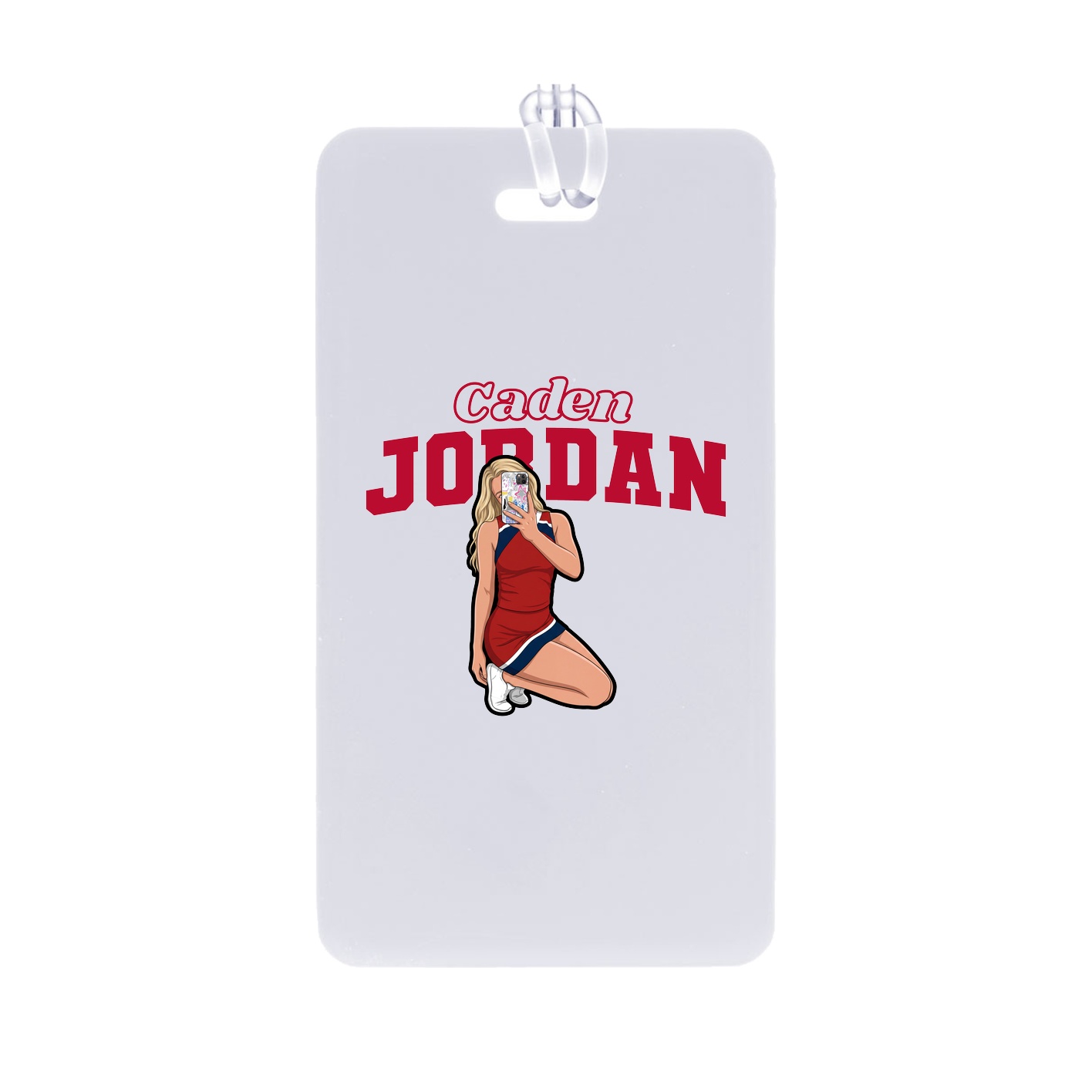 Bag Tag — Name Arch in Classic
