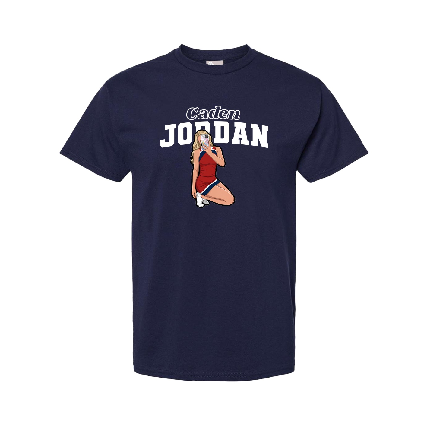Tee — Name Arch in Navy