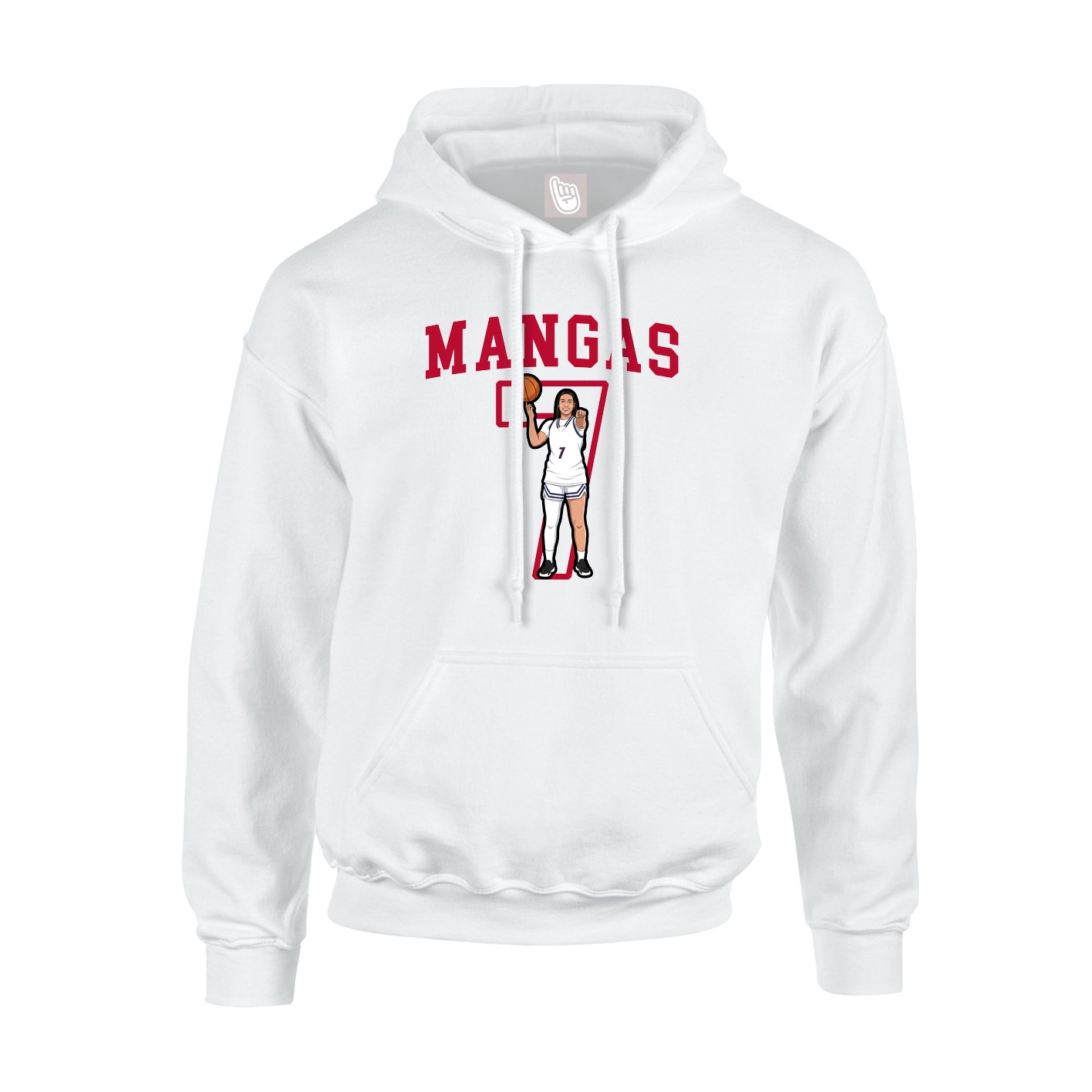 Hoodie — Shirsey in White