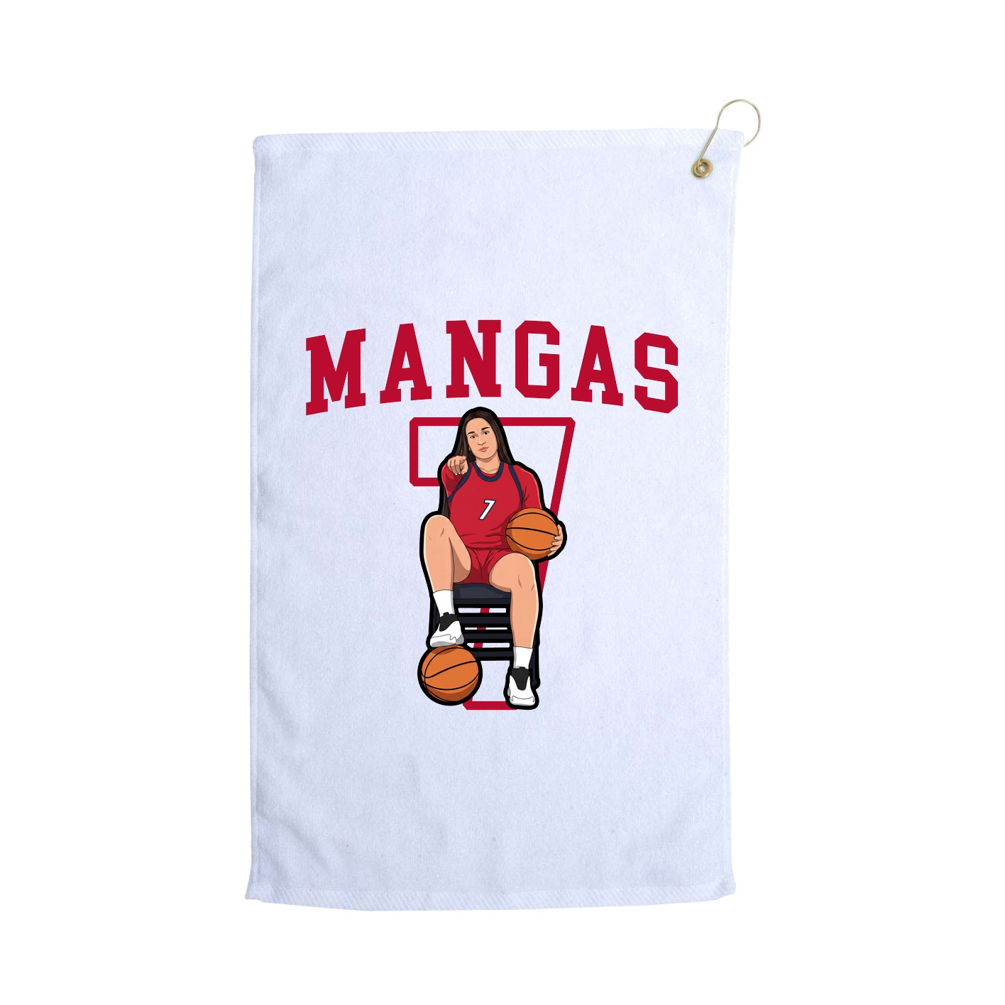 Golf Towel — Shirsey in White