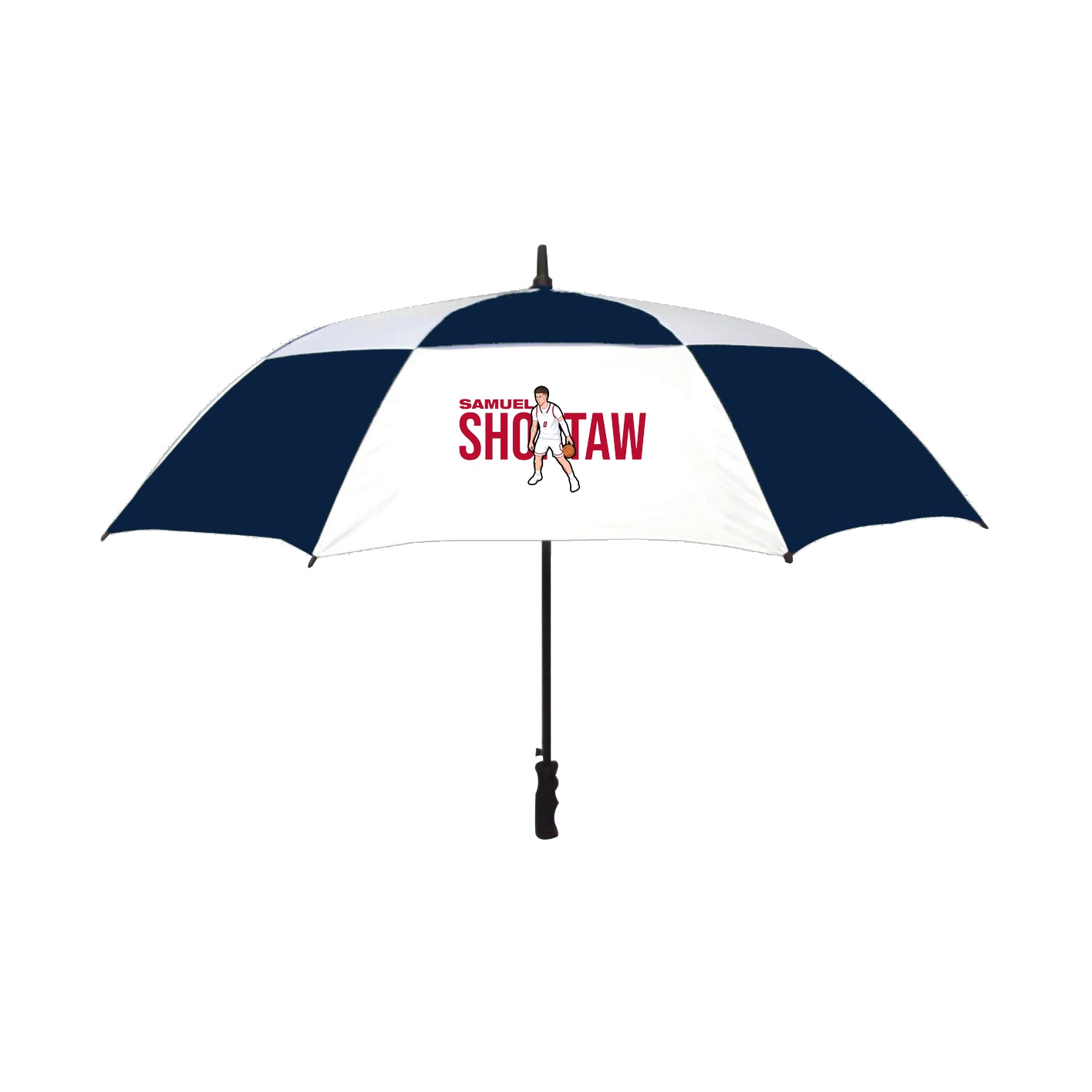 Golf Umbrella — Player Name in Navy