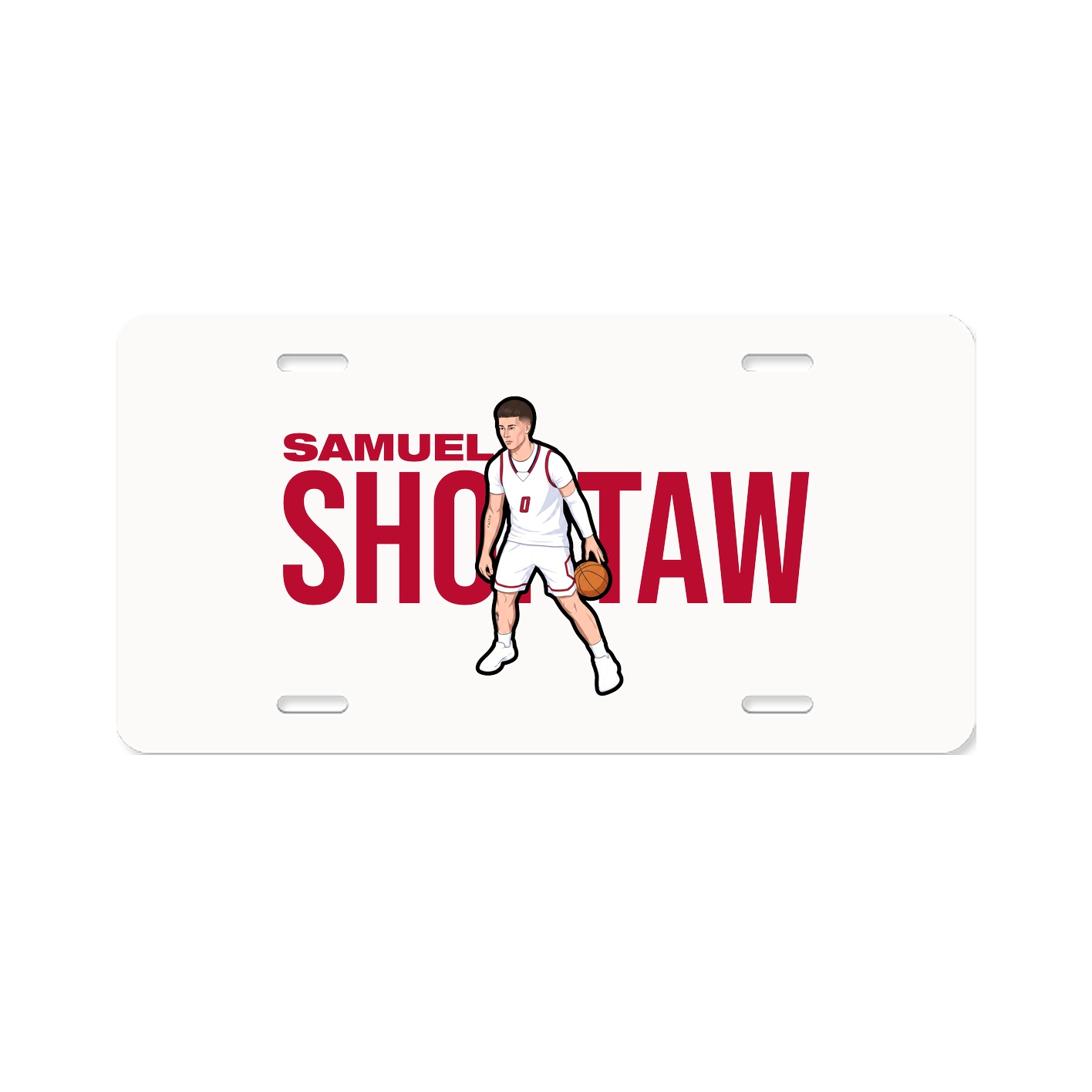 License Plate — Player Name in Classic