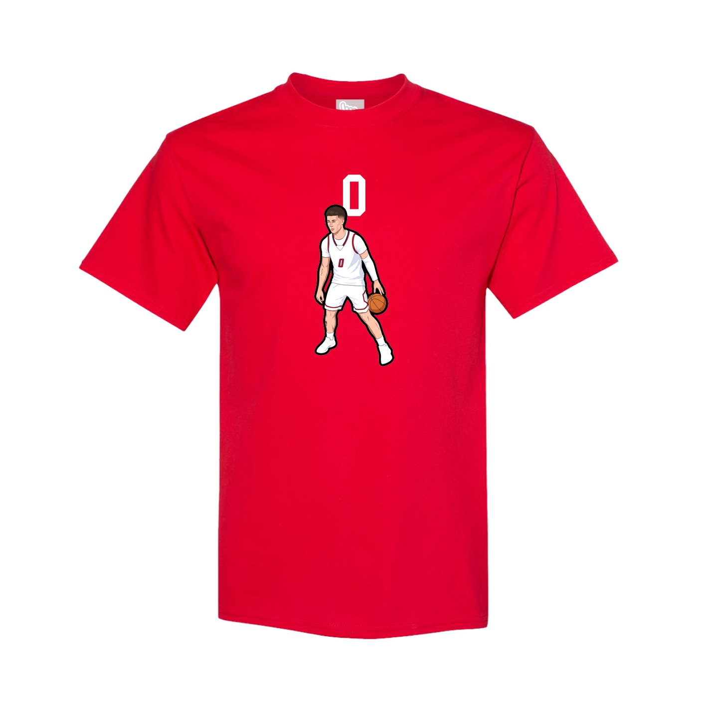 Tee — Number Top in Red