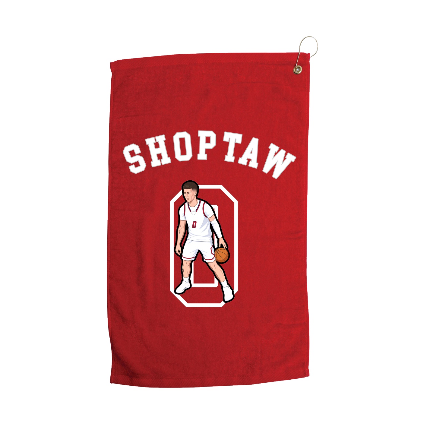 Golf Towel — Shirsey Arch in Red