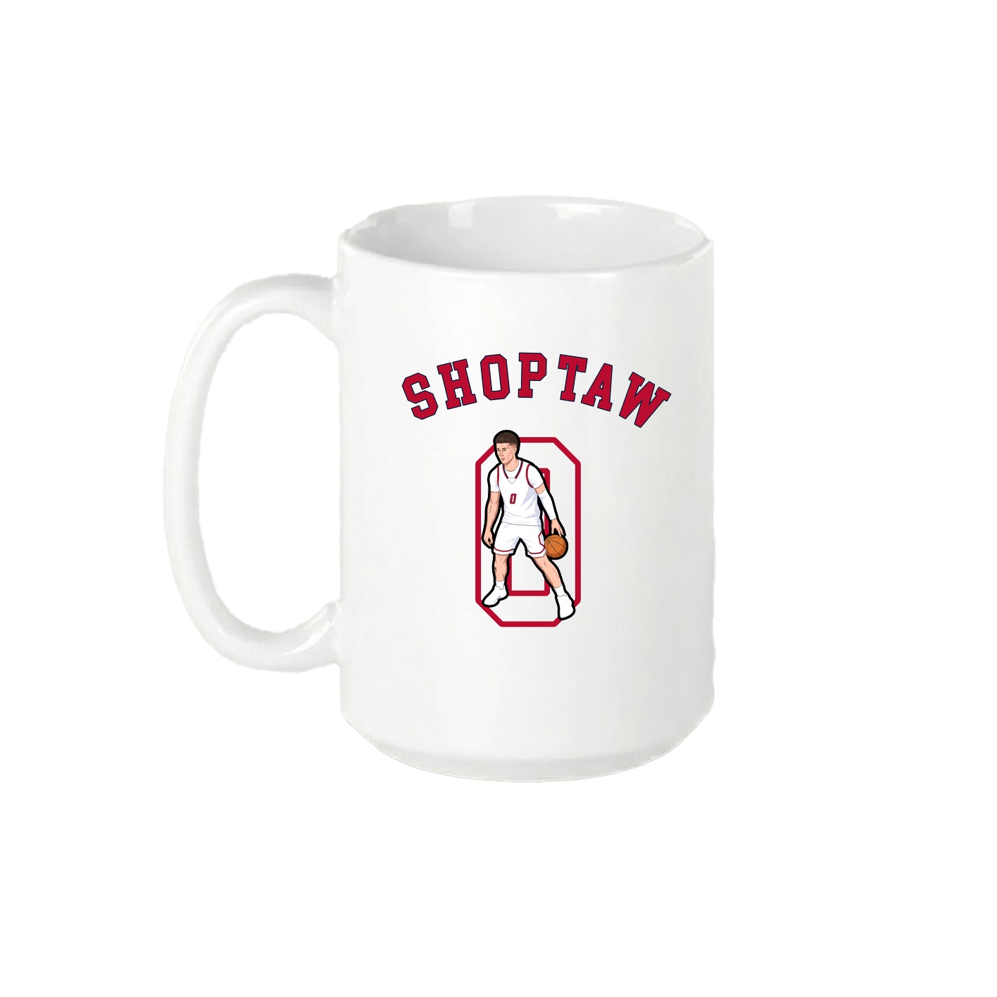 15oz Coffee Mug — Shirsey Arch in White