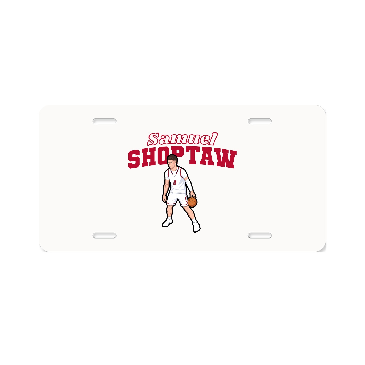 License Plate — Name Arch in Classic