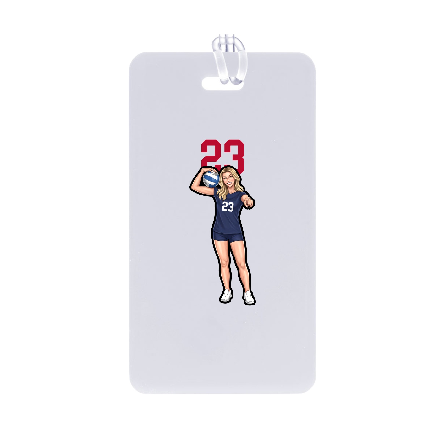 Bag Tag — Number Top in Classic