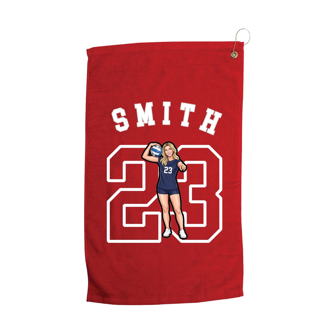 Golf Towel — Shirsey Arch in Red