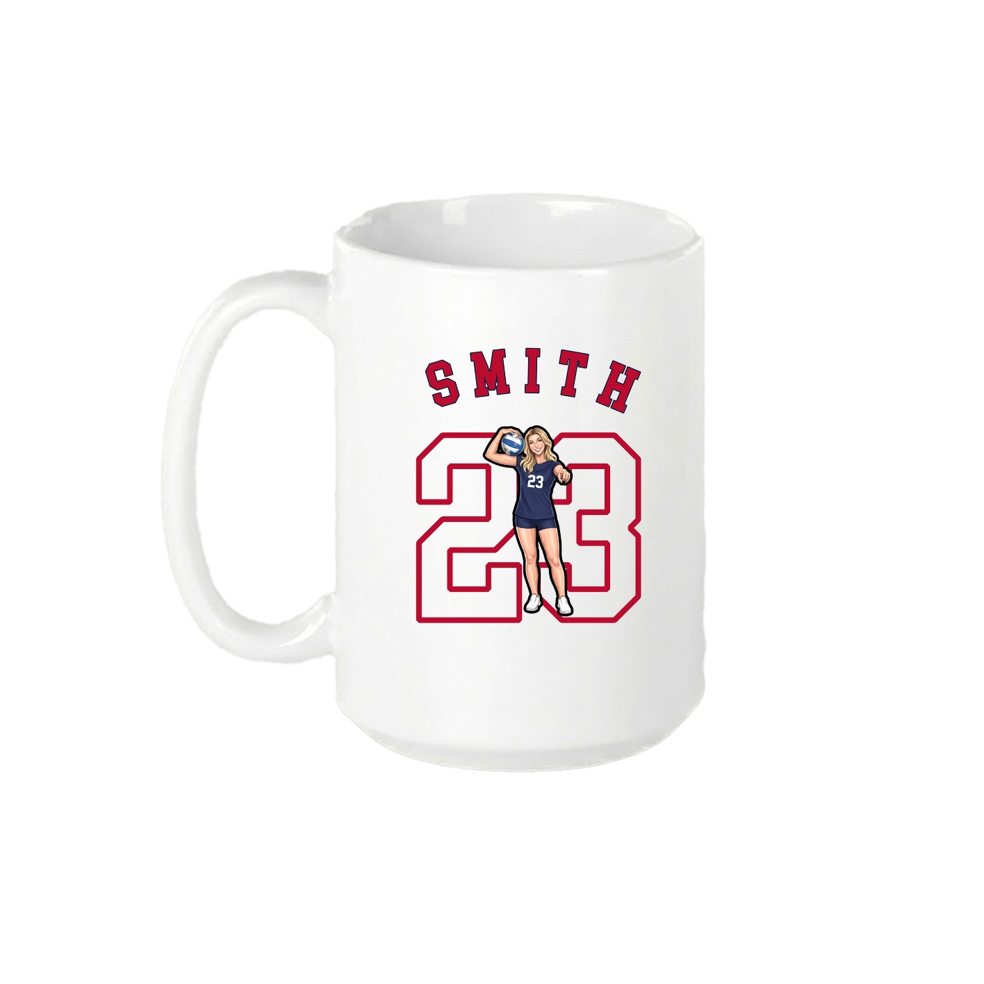 15oz Coffee Mug — Shirsey Arch in White