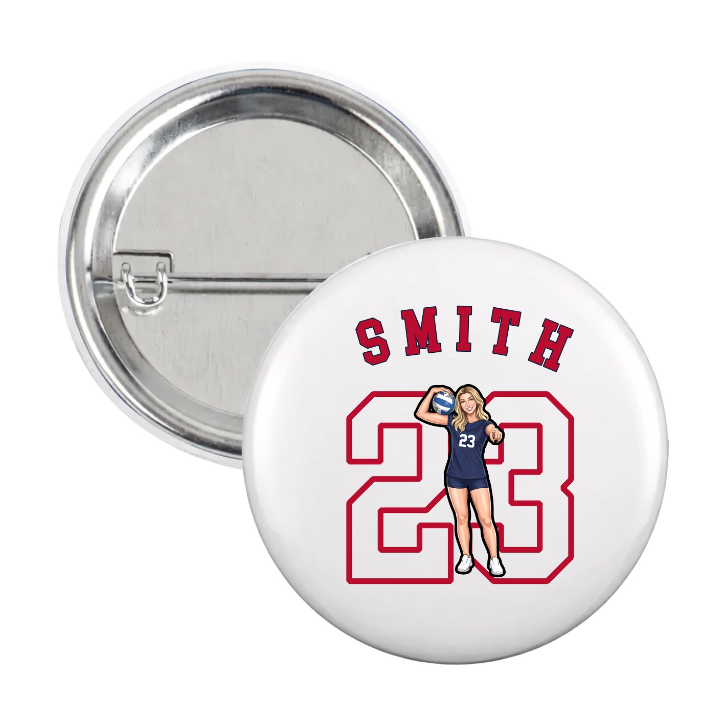 Game Day Button — Shirsey Arch in White