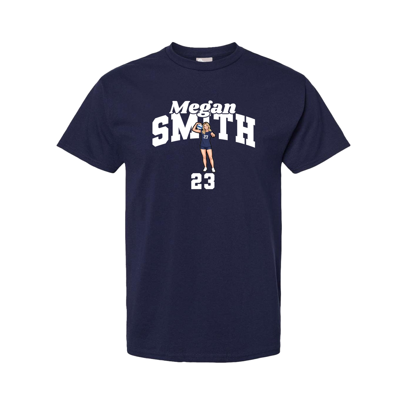 Youth Tee — Signature Arch in Navy