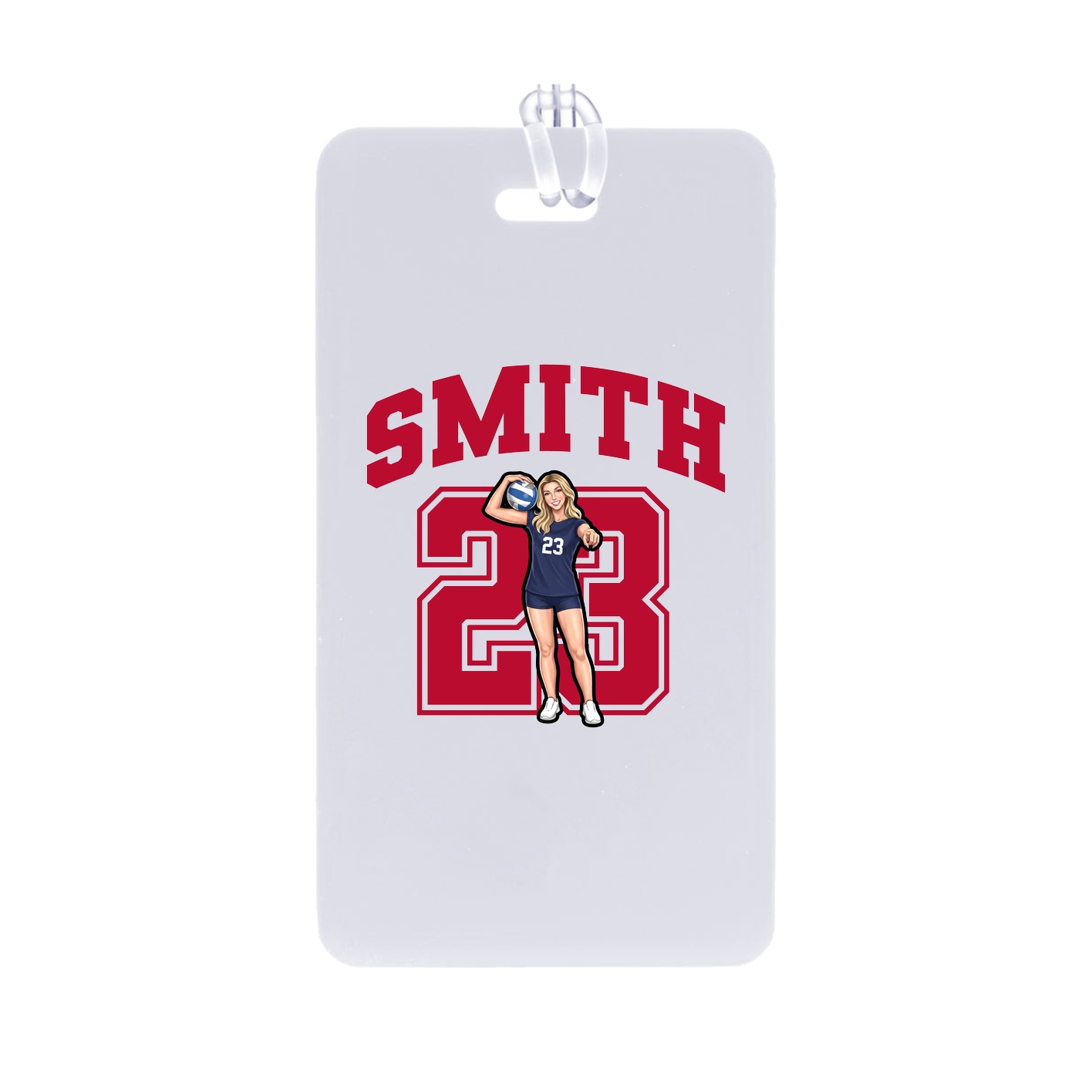 Bag Tag — Number in Classic