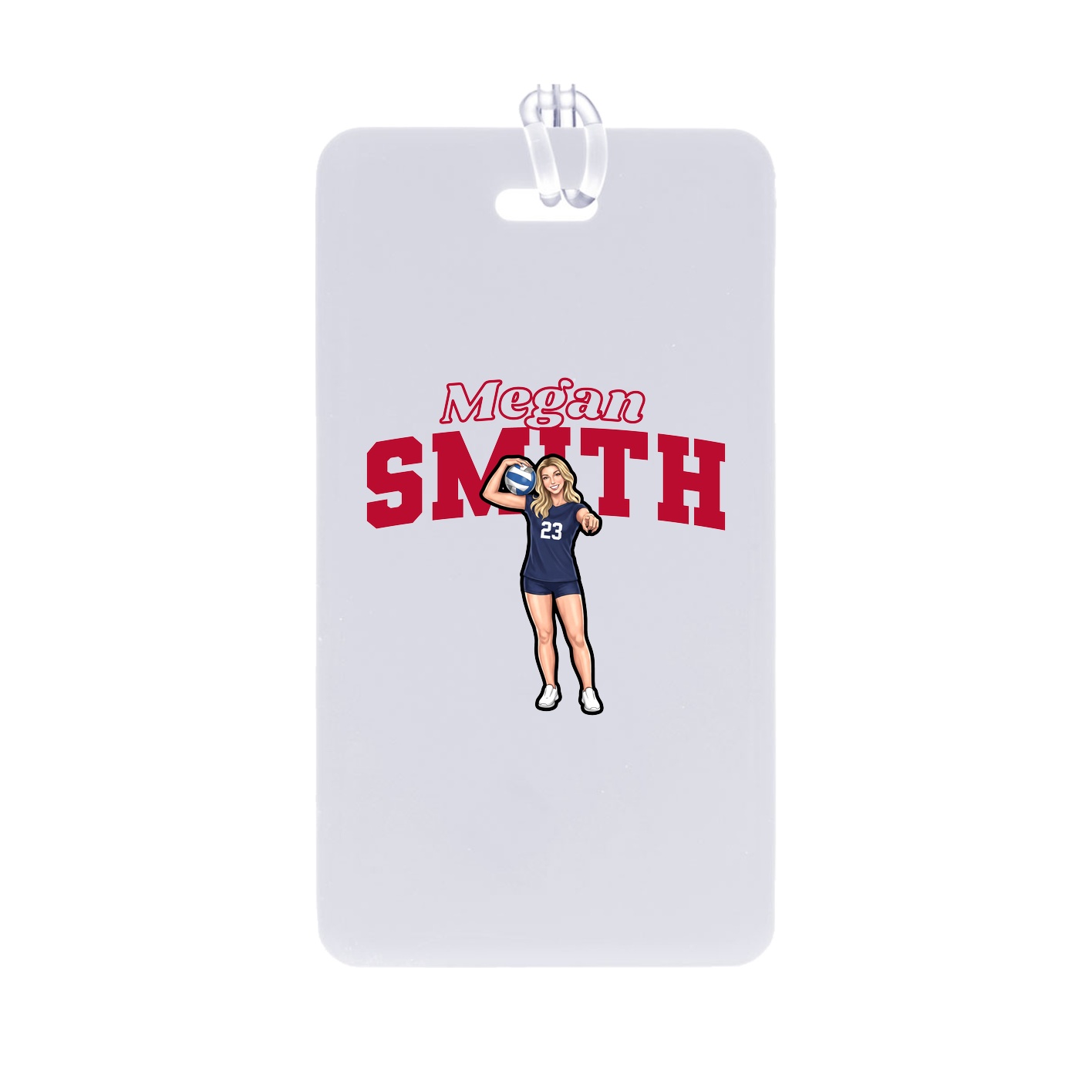 Bag Tag — Name Arch in Classic