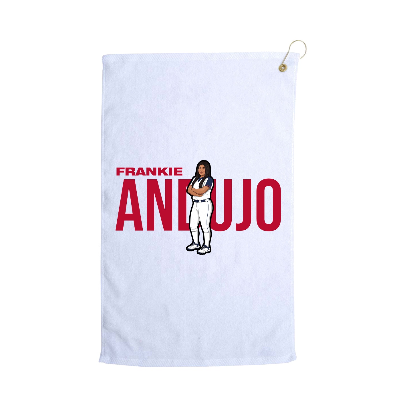 Golf Towel — Player Name in White