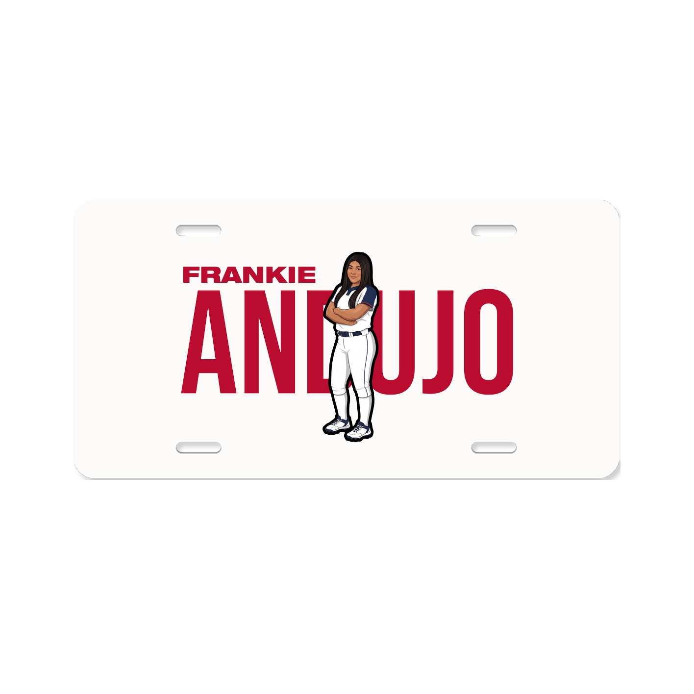License Plate — Player Name in Classic